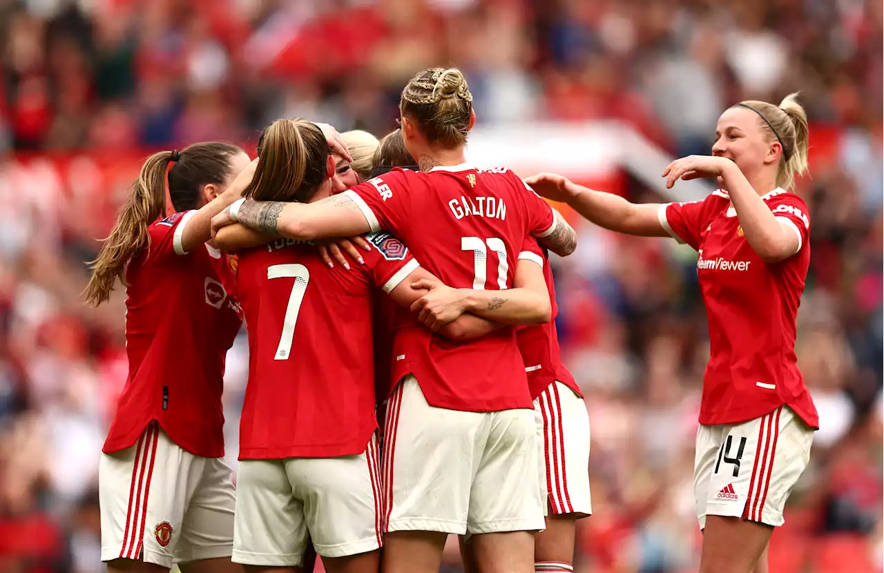 Man United women win first game at Old Trafford with fans as Russo downs Everton