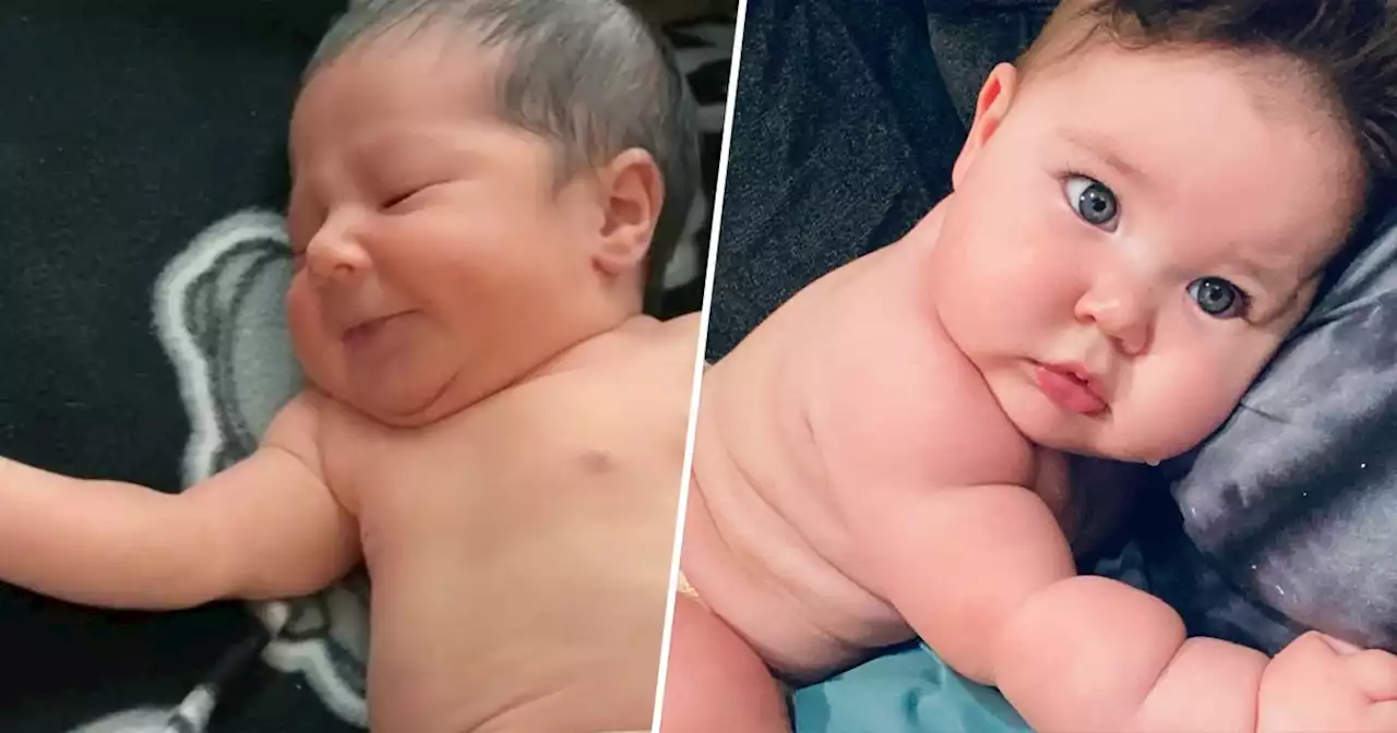 ‘Off the charts’: This cute baby is astonishing the internet with her size