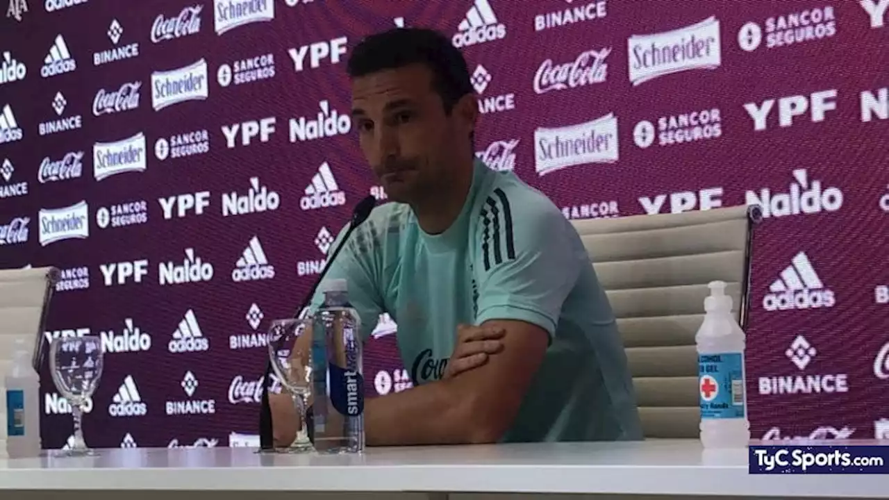 El pedido de Scaloni en la Selección Argentina que tiene que ver con Messi - TyC Sports