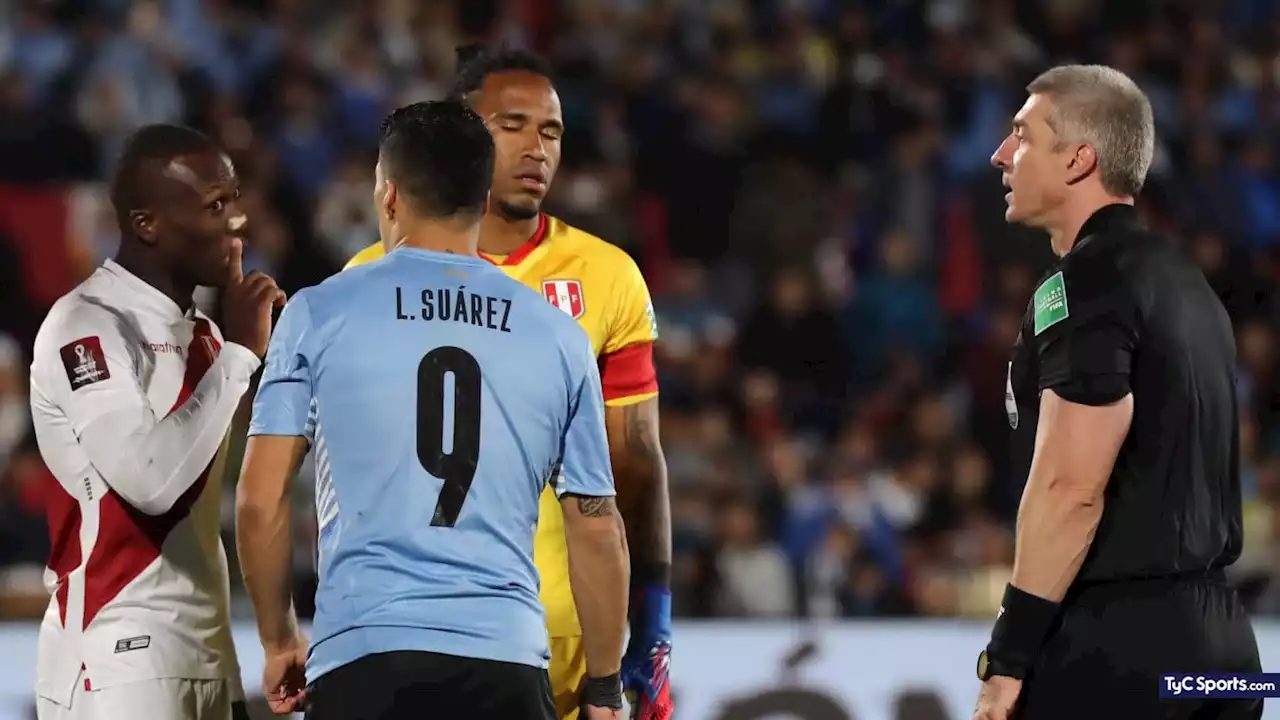 Perú denunció ante la FIFA a Darondo por el arbitraje ante Uruguay: los detalles - TyC Sports