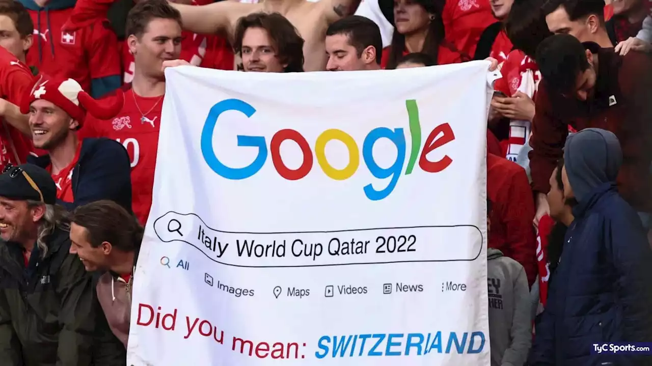 Suiza cargó a Italia ¡con una bandera de búsqueda en Google! - TyC Sports