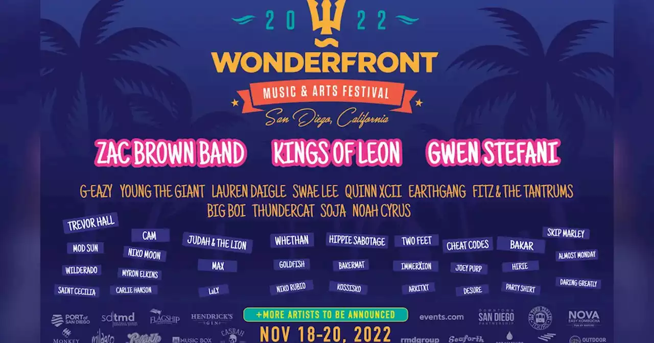 2022 Wonderfront Festival lineup unveiled for November