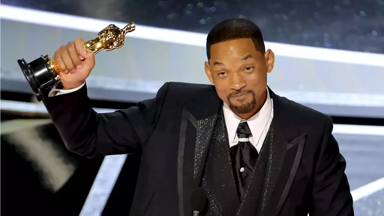 Will Smith apologizes after Chris Rock slap during emotional Oscars acceptance speech