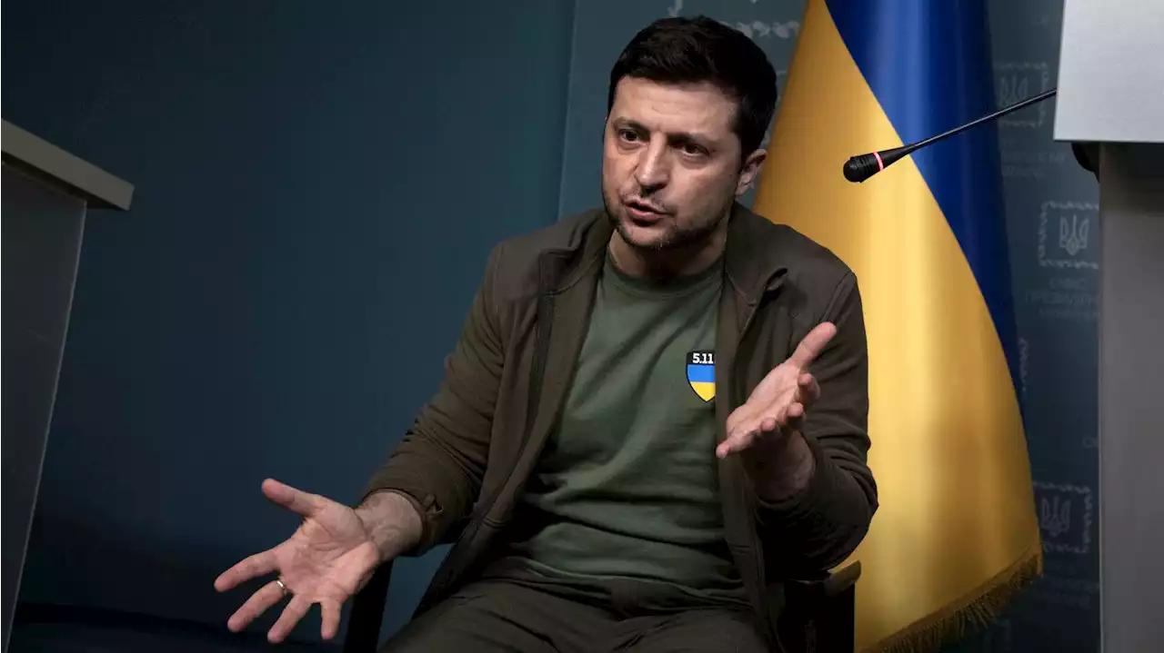 Zelensky responds to 'frightened' Kremlin censoring his interview with Russian journalists