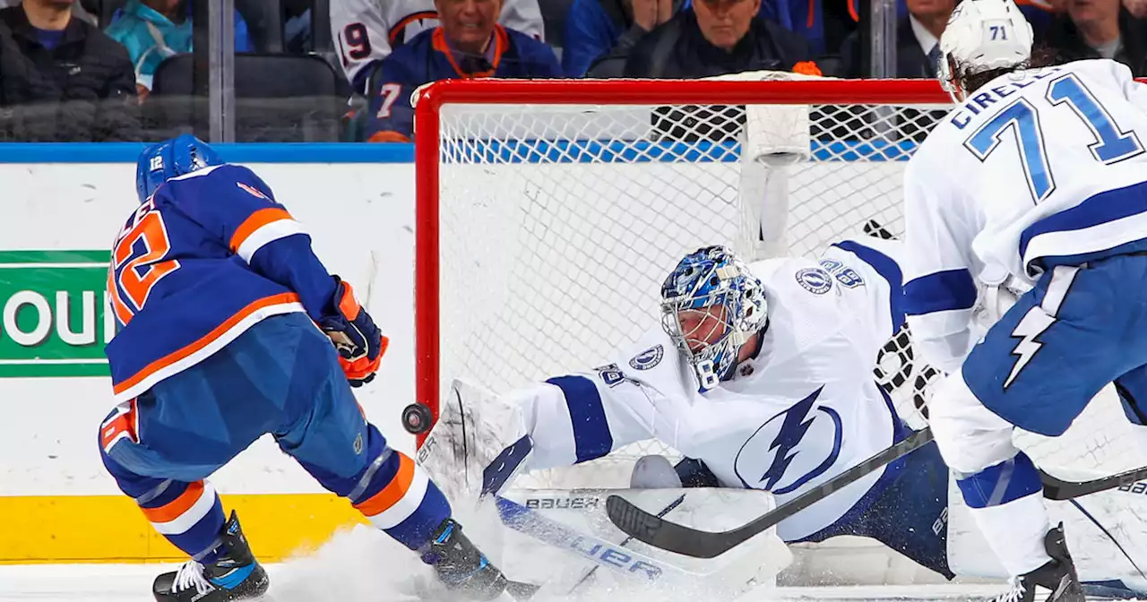 Nelson scores 31st, but Islanders' offense largely invisible in loss to Lightning