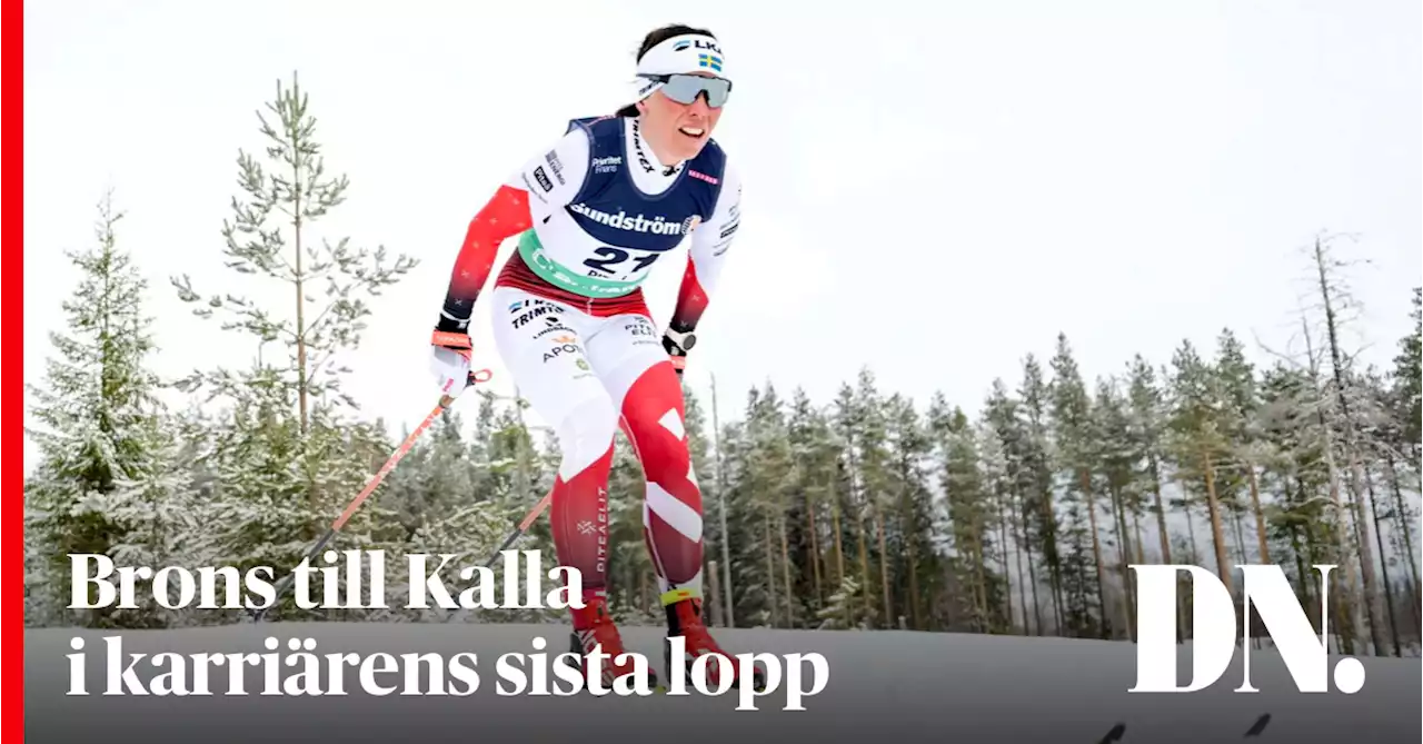 Brons till Kalla i karriärens sista lopp