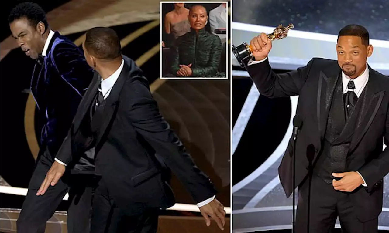 Will Smith appears to hit Chris Rock during live Oscars broadcast