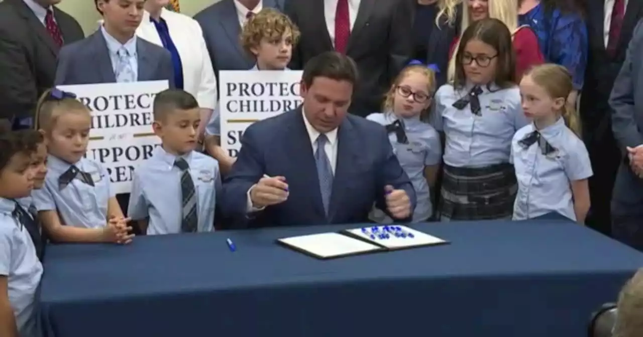 Florida Gov. Ron DeSantis signs ‘Don’t Say Gay' bill