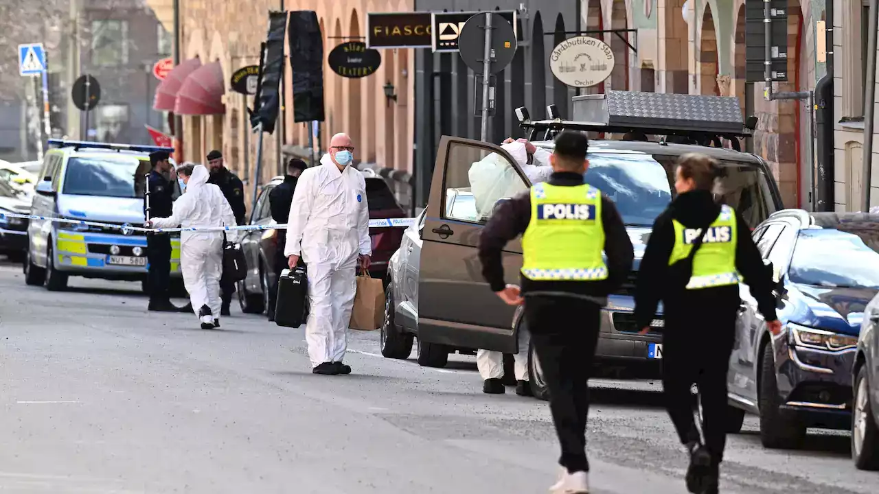 Man skjuten på gym i centrala Stockholm