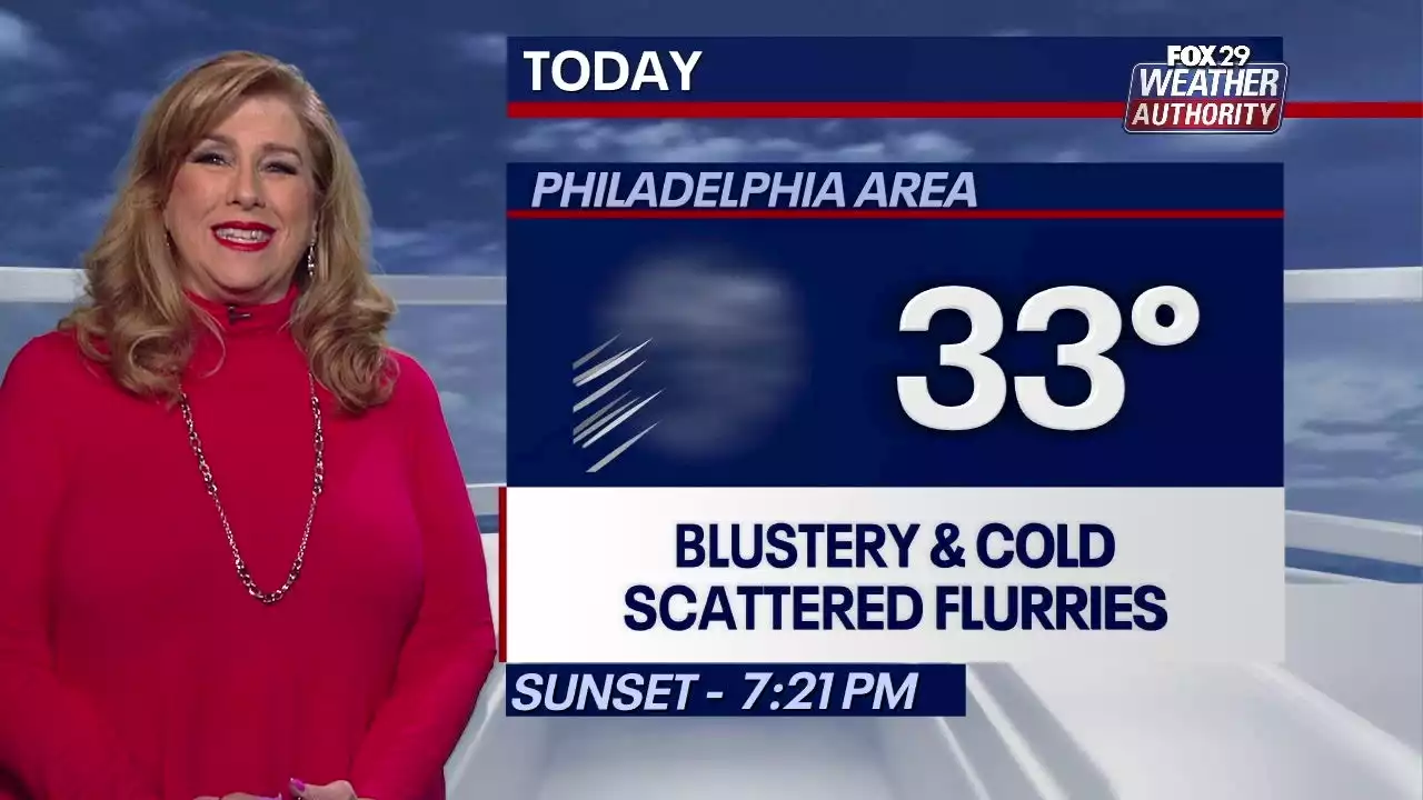 Weather Authority: Monday to bring bitter cold temperatures, blustery winds