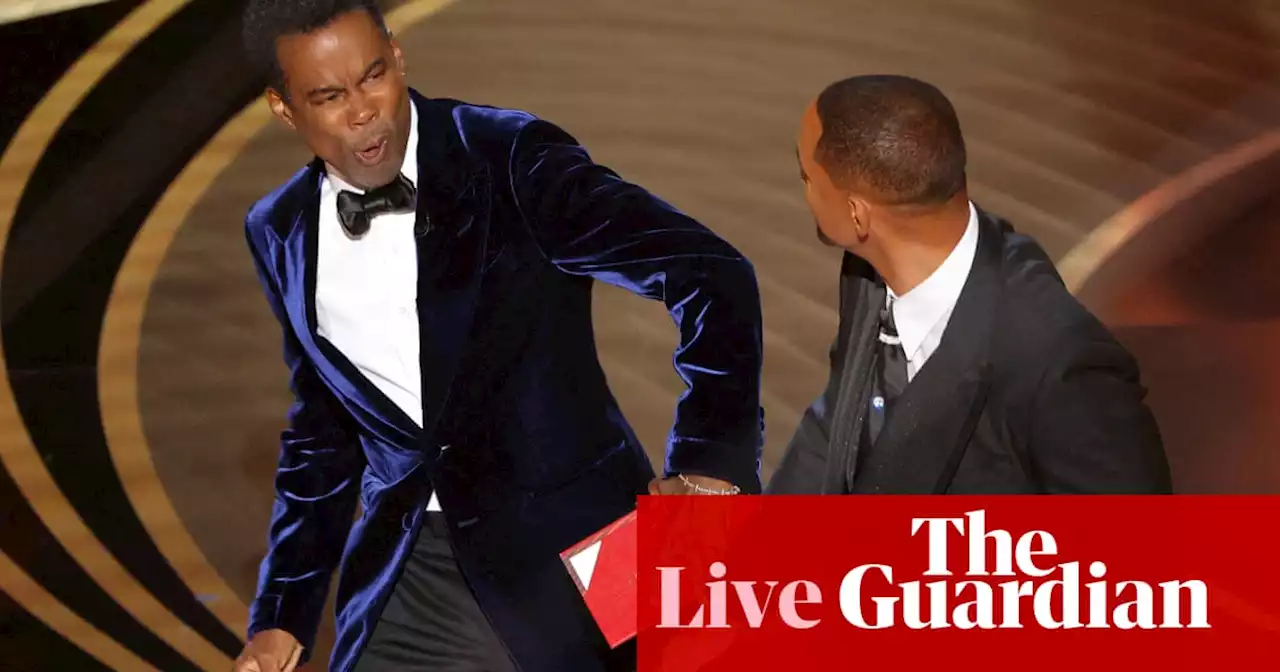 Will Smith appears to hit Chris Rock over joke about wife Jada Pinkett Smith – Oscars 2022 live!