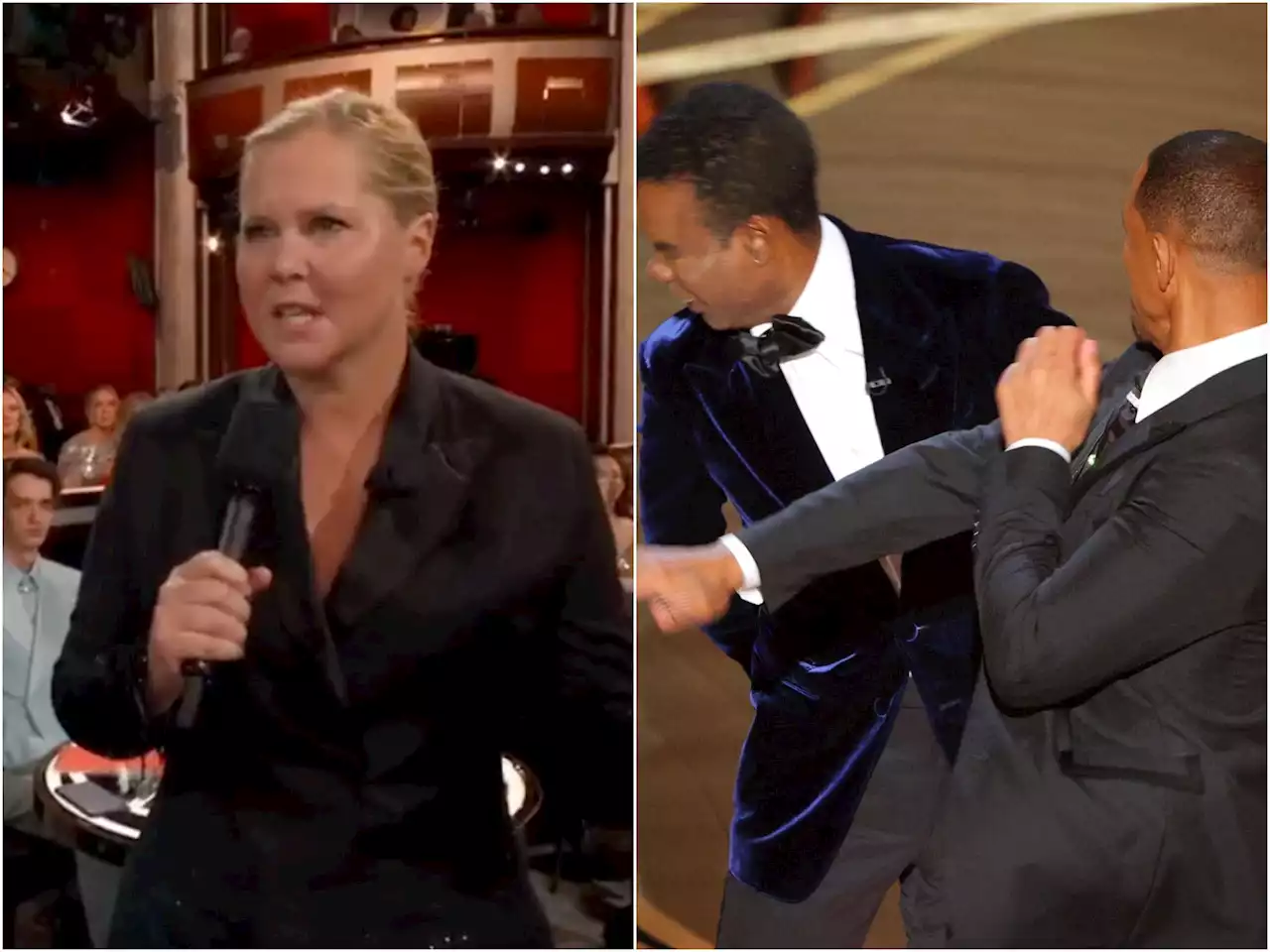 Amy Schumer jokes about Will Smith hitting Chris Rock at Oscars