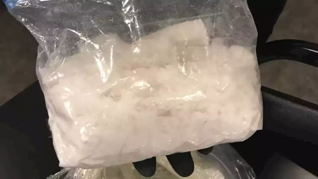 Homeowner finds large bag of meth in front yard