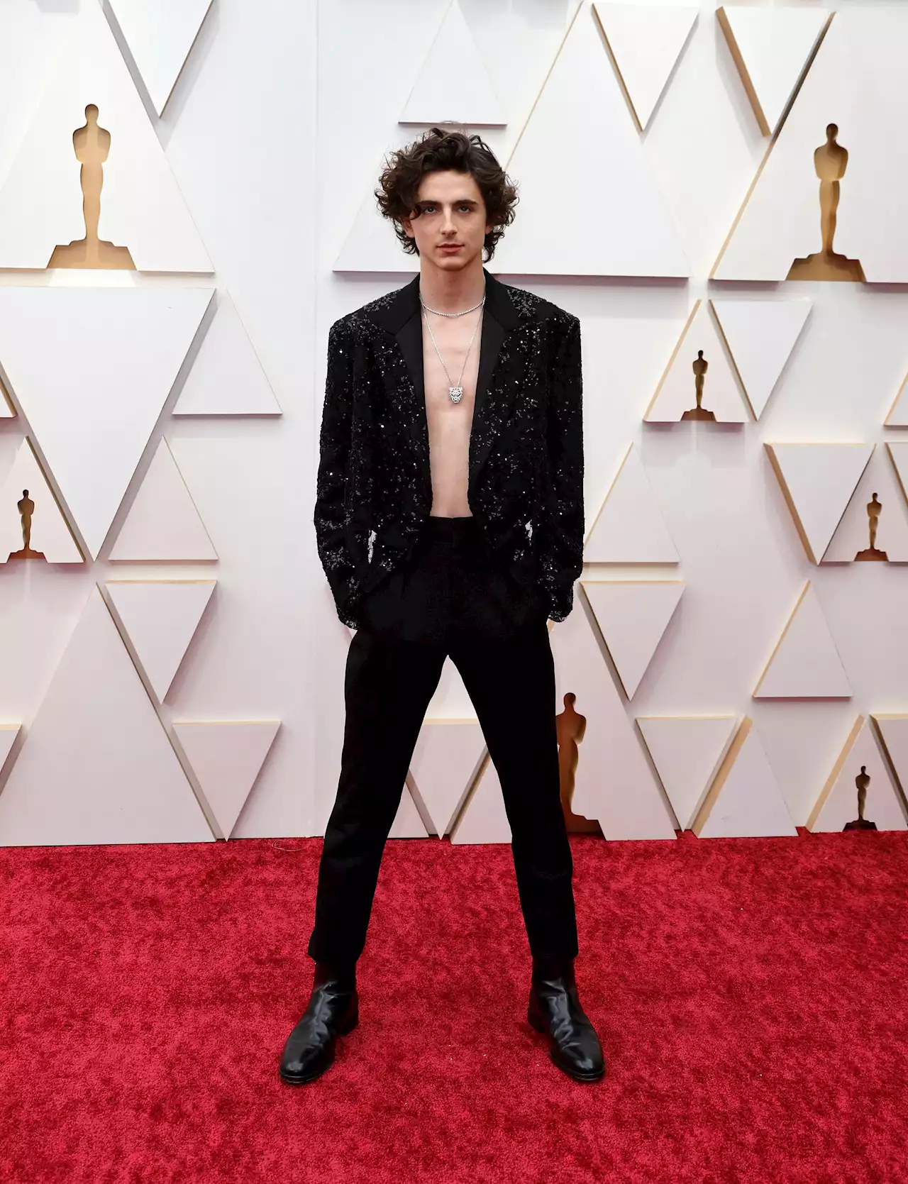 L'Oscar du look le plus osé pour Timothée Chalamet