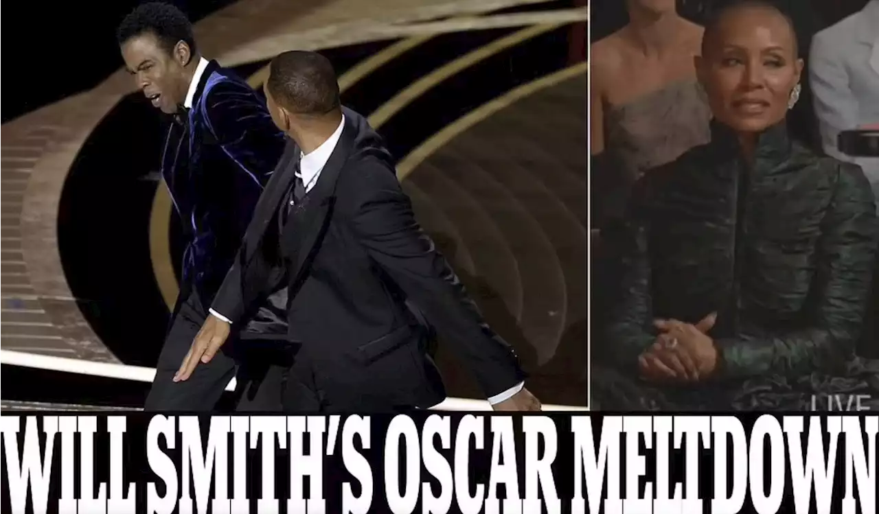 Will Smith appears to hit Chris Rock during live Oscars broadcast