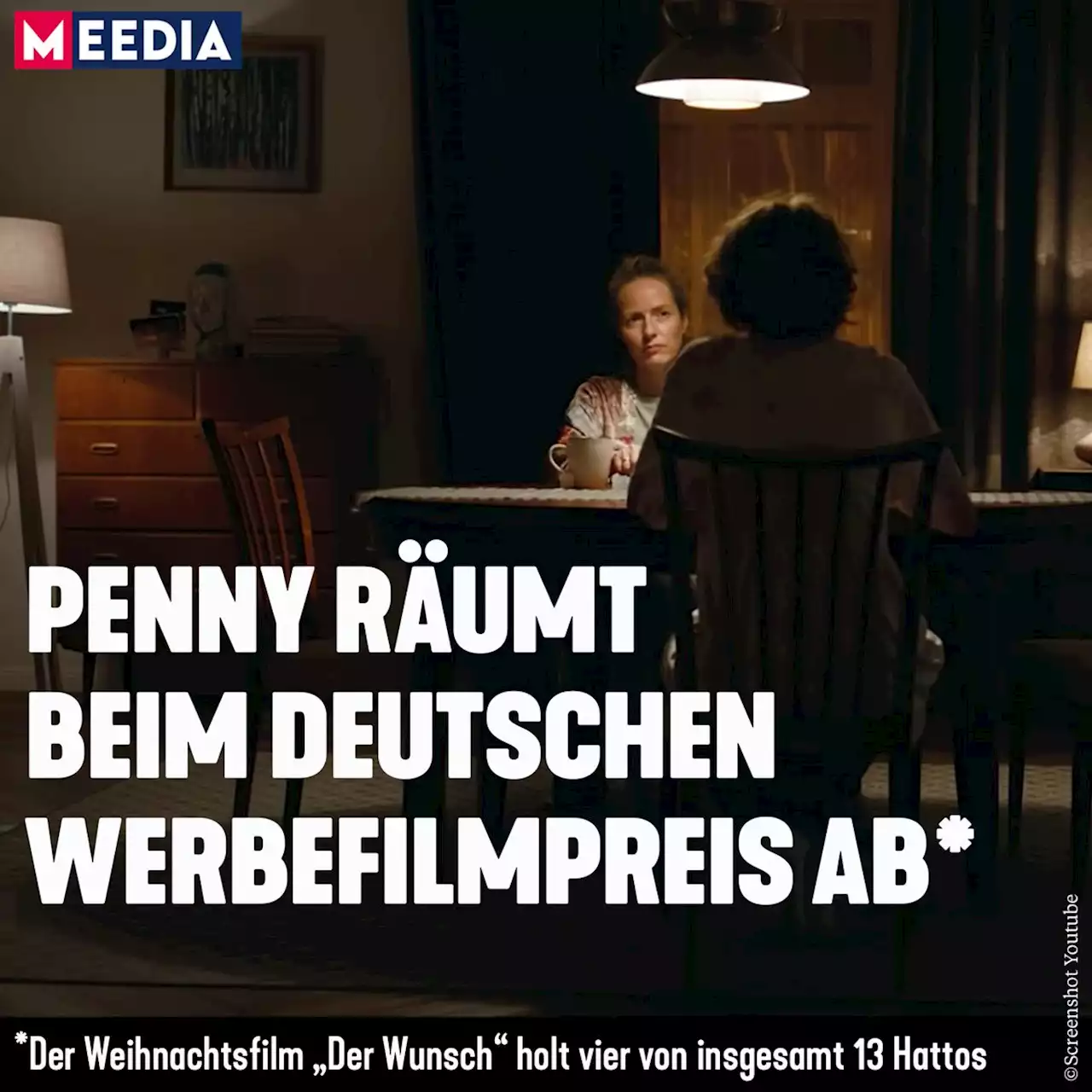 Pennys „Der Wunsch' räumt beim Deutschen Werbefilmpreis 2022 ab