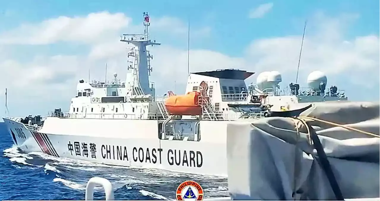 Chinese patrol boat steers close to PCG ship off Scarborough