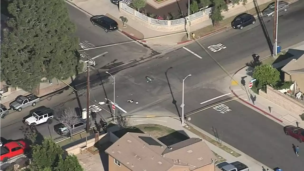 Car Hits Bicycle in Sylmar, Injuring Two Children