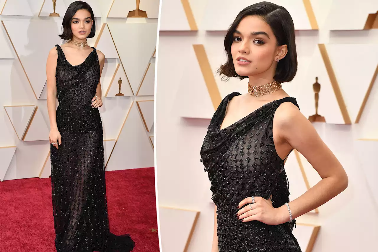 Rachel Zegler rocks sheer dress on Oscars 2022 red carpet after snub