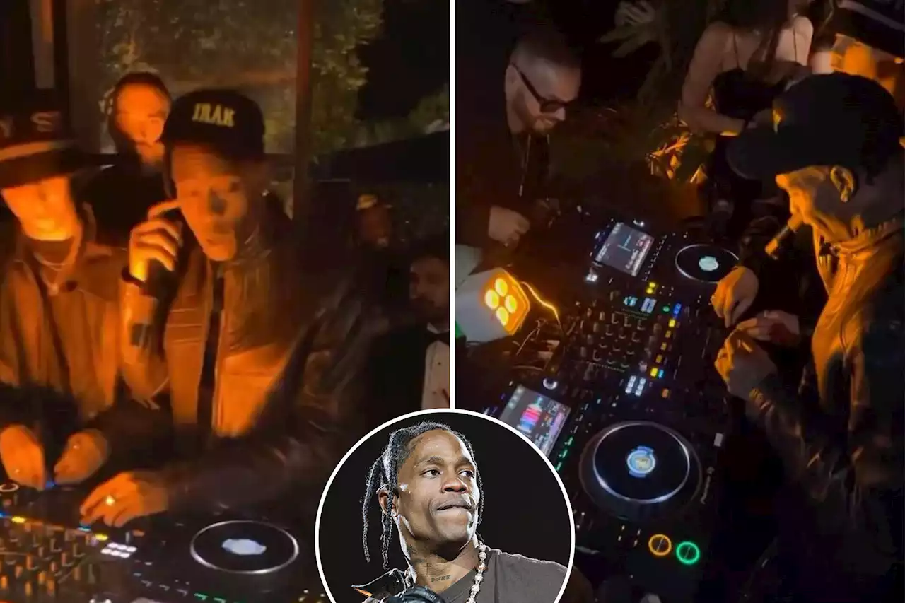 Travis Scott performs for the first time since Astroworld tragedy