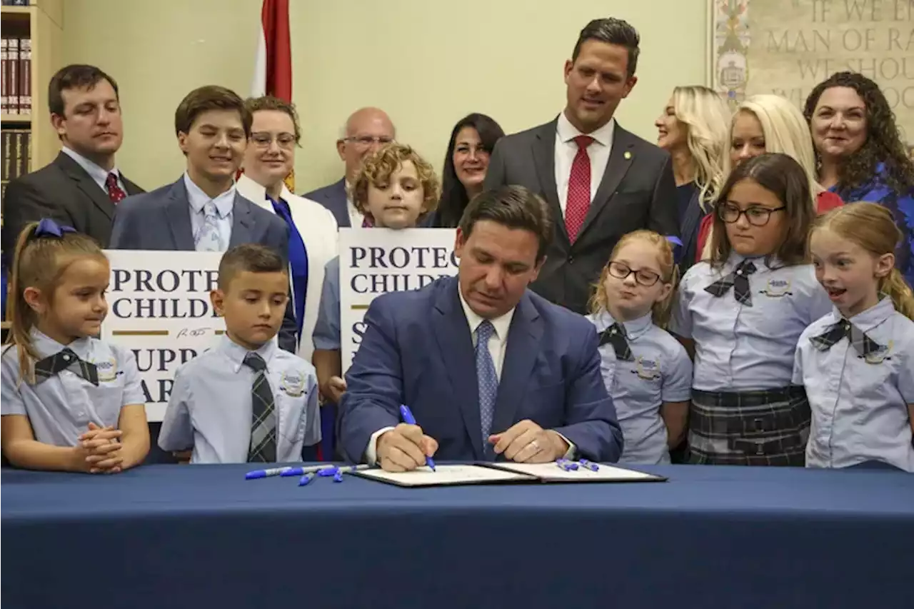 Florida governor signs ‘Don’t Say Gay’ bill