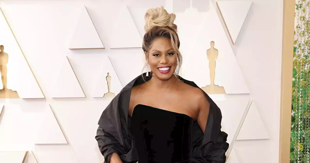 Laverne Cox Embraces Retro Glamour on the Oscars Red Carpet