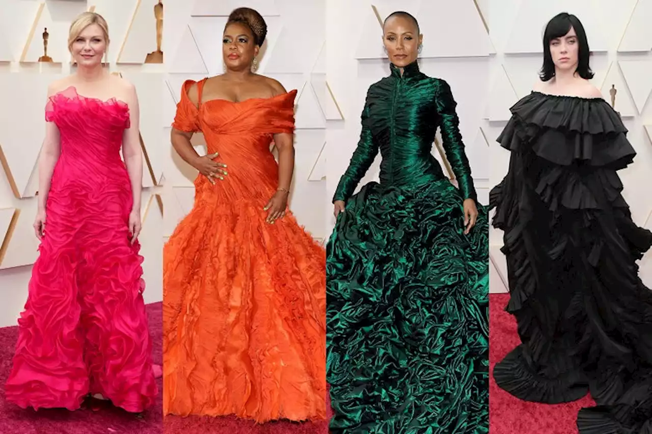 At the 2022 Oscars, the Show Was Pared Down, but Not the Fashions