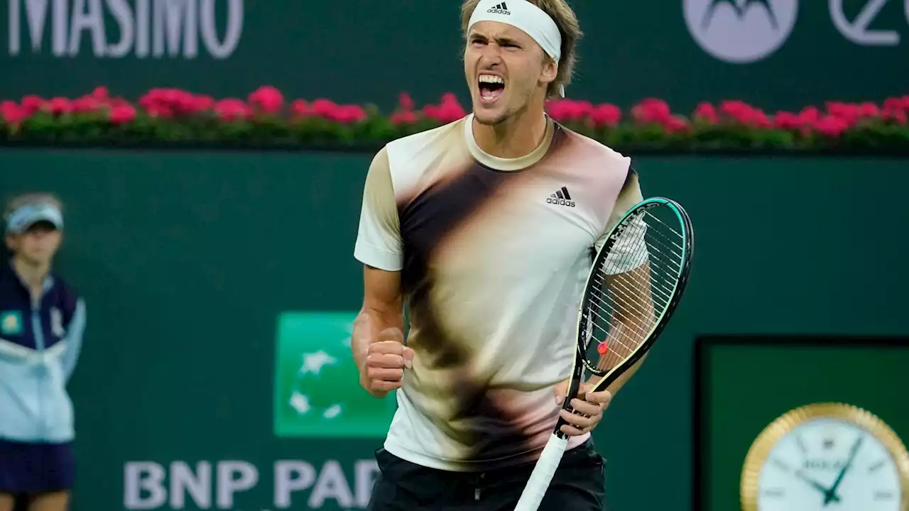 Tennis-Ass Zverev im Achtelfinale von Miami