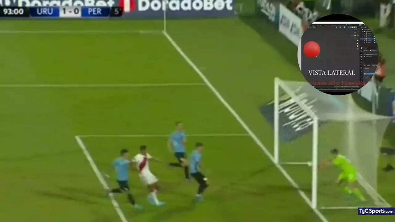 Sigue la polémica: video 3D muestra que fue gol de Perú contra Uruguay en las Eliminatorias Sudamericanas - TyC Sports