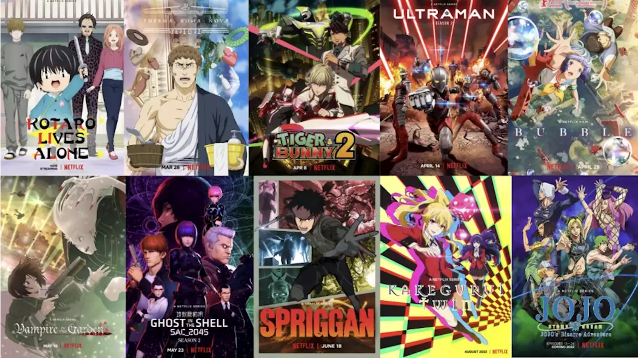 ‘Ghost in the Shell SAC_2045,’ ‘JoJo’s Bizarre Adventure’ Return as Netflix Reveals 40 Anime Titles for 2022