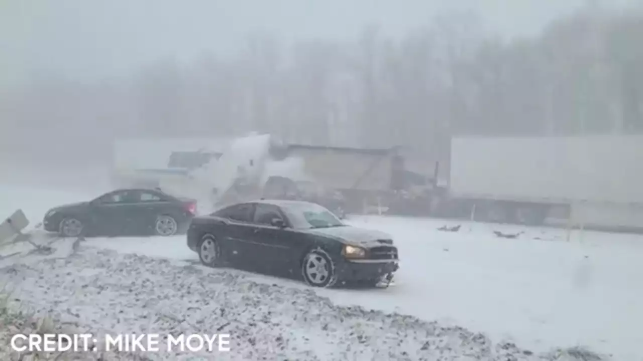 Dozens of vehicles collide in massive, fiery pileup on Pennsylvania highway; at least 3 dead