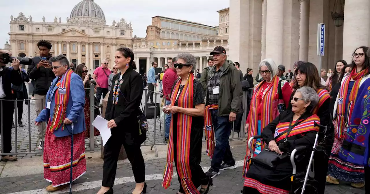 Canadian Indigenous leaders tell Pope Francis of abuses at residential schools and seek church apology