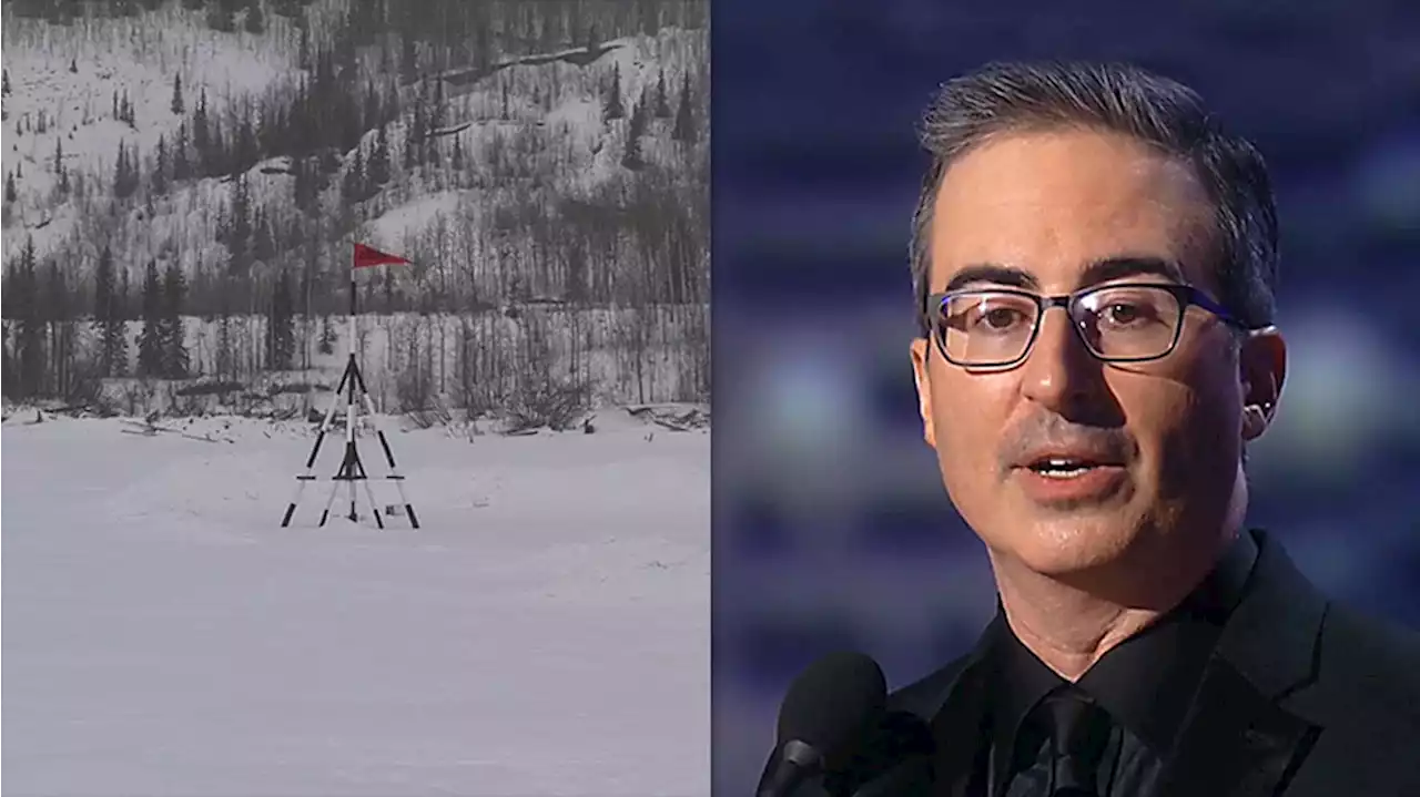 Nenana Ice Classic featured on national late-night show; host John Oliver donating $10,000 to Food Bank of Alaska