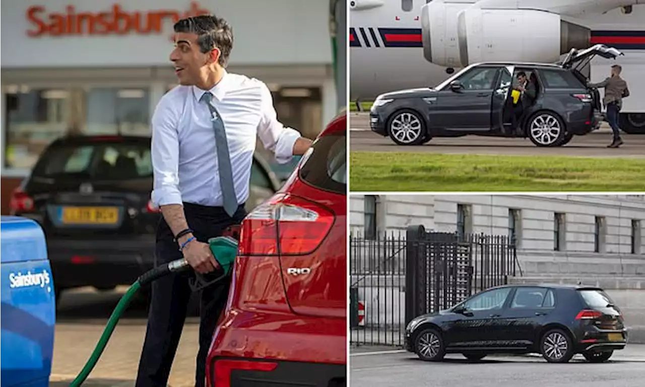 Millionaire chancellor Rishi Sunak's fleet of cars revealed