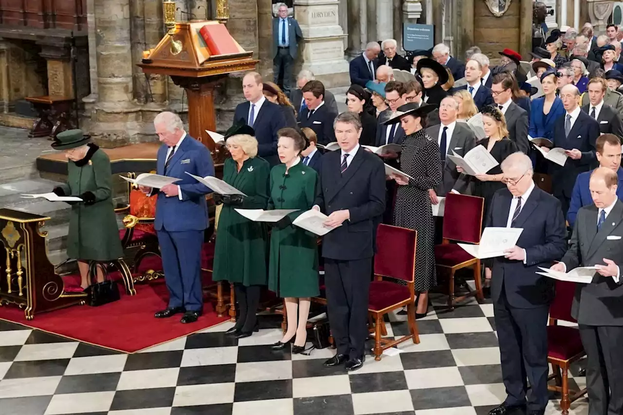 Queen joins royals as Prince Philip remembered at London service