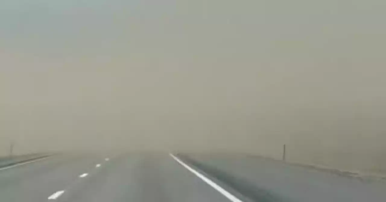 Sandstorm near Cedar City reduces visibility to nearly zero on I-15