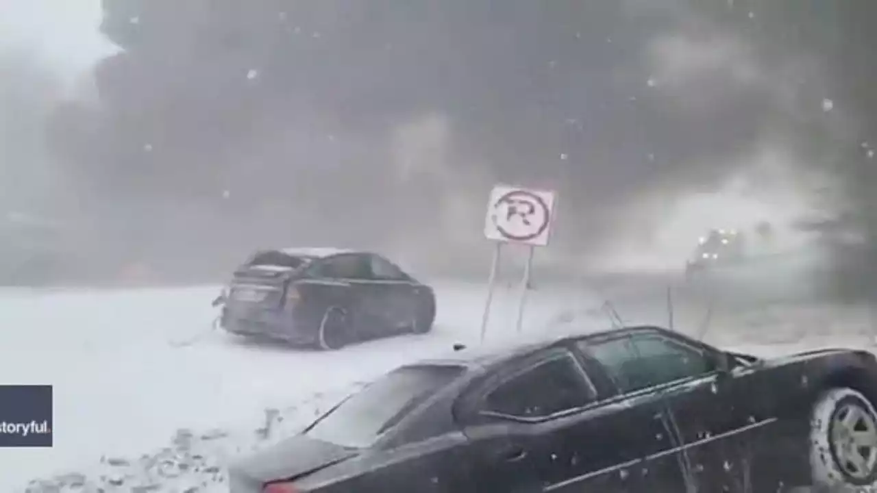 Pileup in Pennsylvania: Video shows fiery scene of massive I-81 crash during snow squall