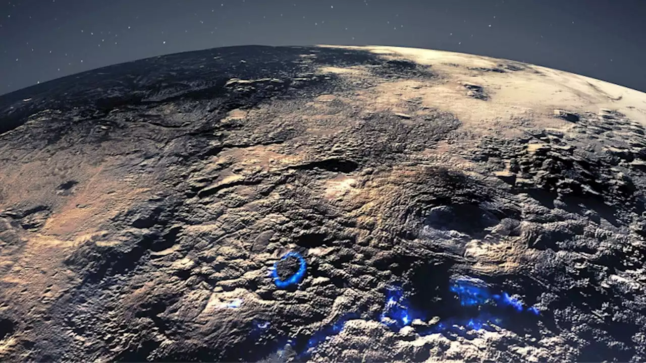 Something warm inside Pluto caused huge ice volcanoes