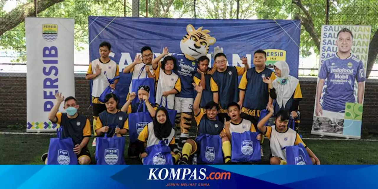 Persib Bandung Gelar Sauyunan Bersama Anak Down Syndrome