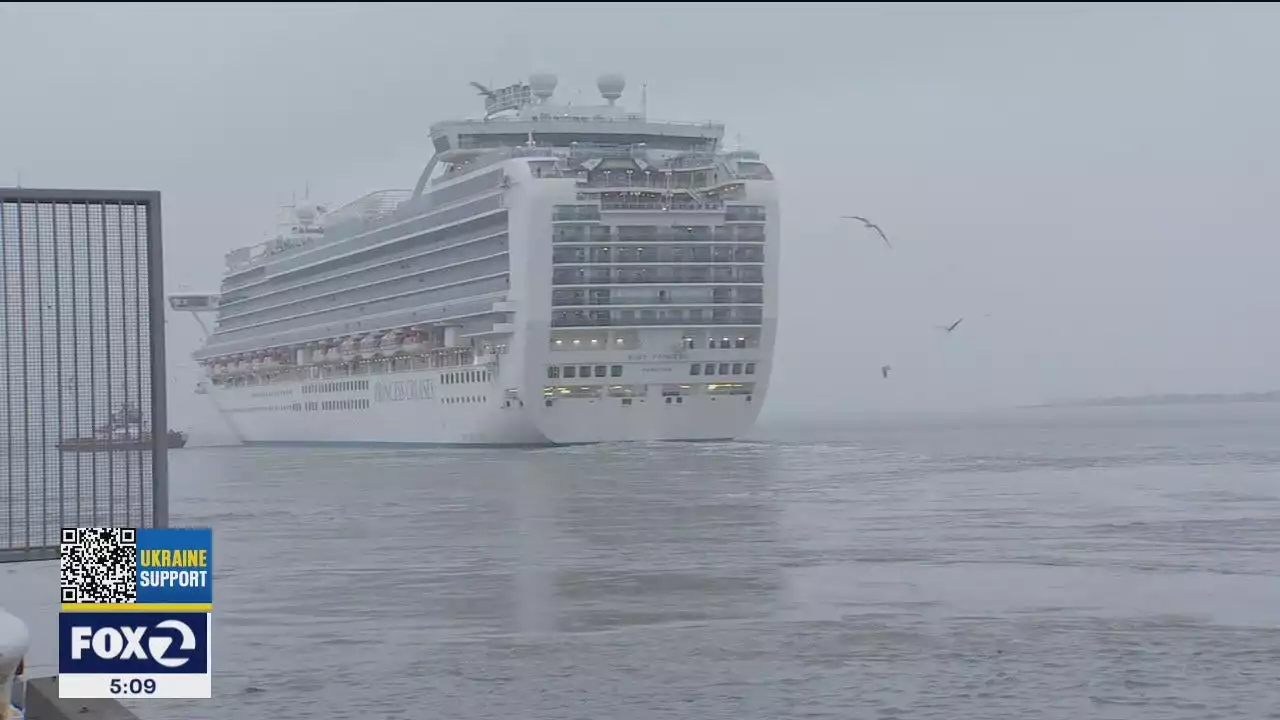 Ruby Princess sails away from San Francisco without passengers who tested COVID positive