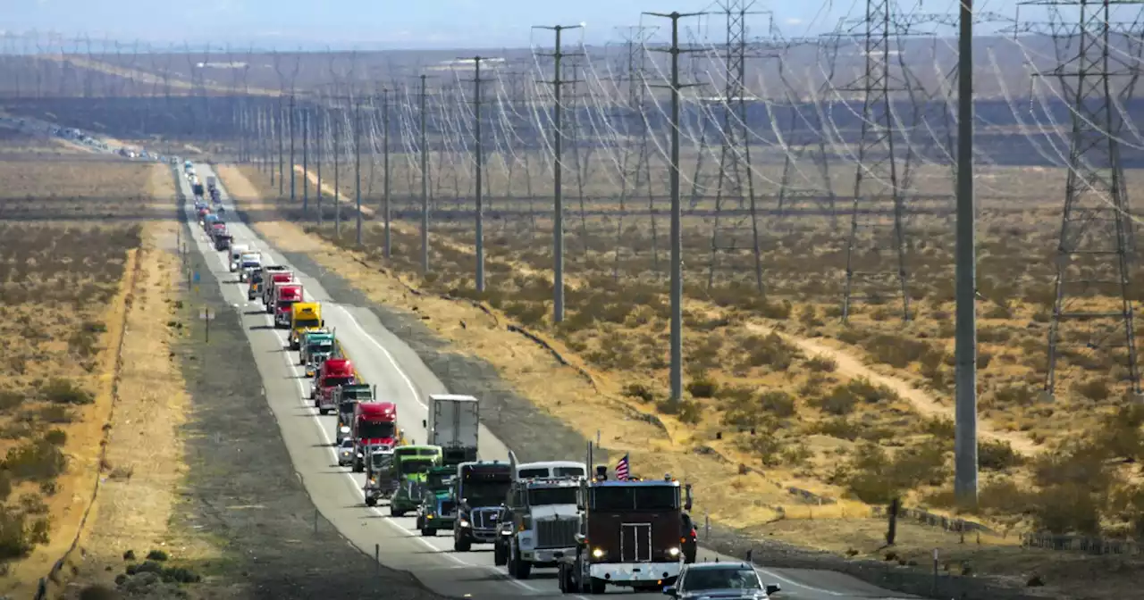 Trucker convoy protesting COVID mandates planning a return to California