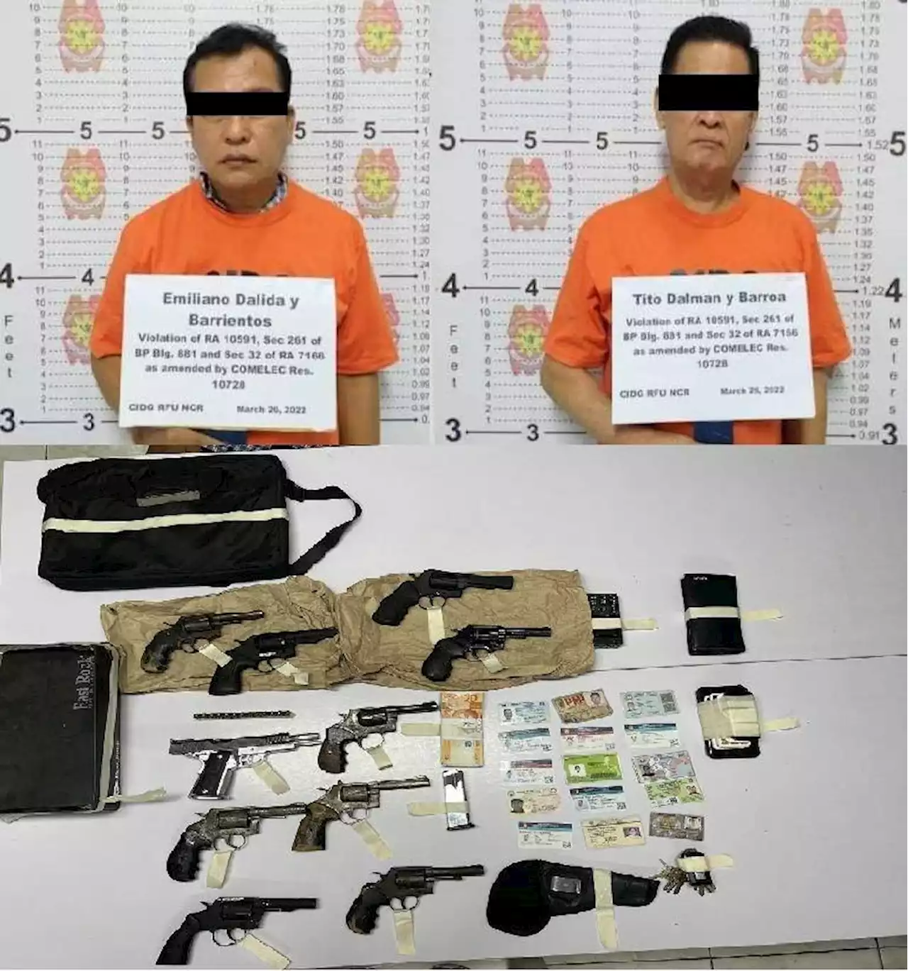 2 alleged gunrunners nabbed in Valenzuela City