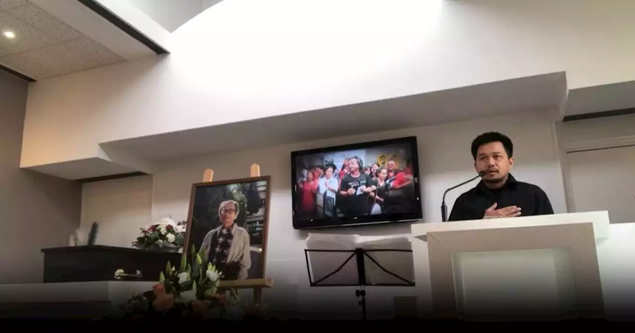 ฌาปนกิจ 'วัฒน์ วรรลยางกูร' บุตรชายไม่เสียใจชะตากรรมบนทางที่เลือก