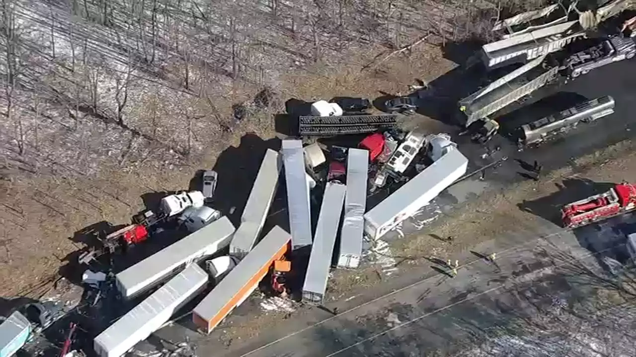 Day After Deadly Pileup on Snowy I-81, Pennsylvania Highway Remains Closed for Cleanup