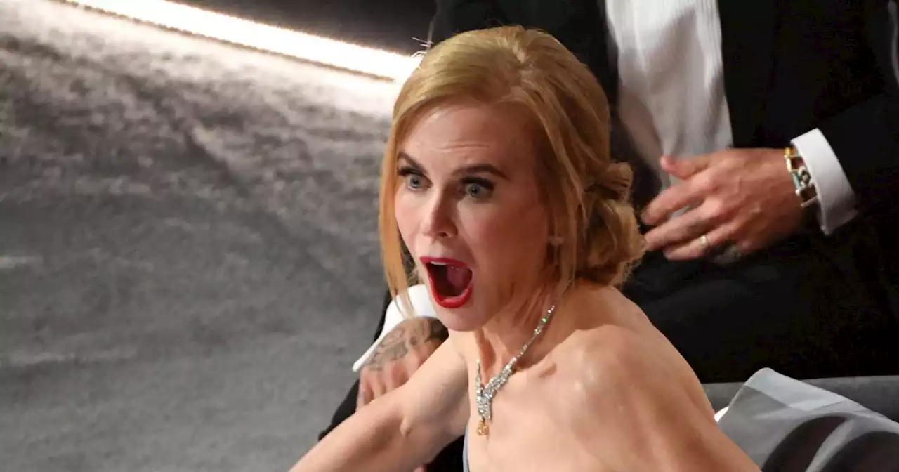 Nicole Kidman's viral Oscars reaction wasn't in response to Will Smith's slap