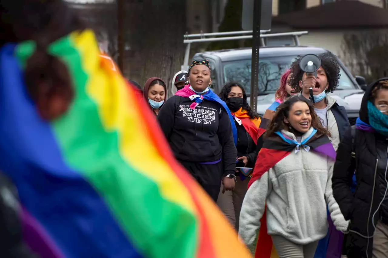 N.J. students walkout as they demand right to fly the LGBTQ+ Pride flag