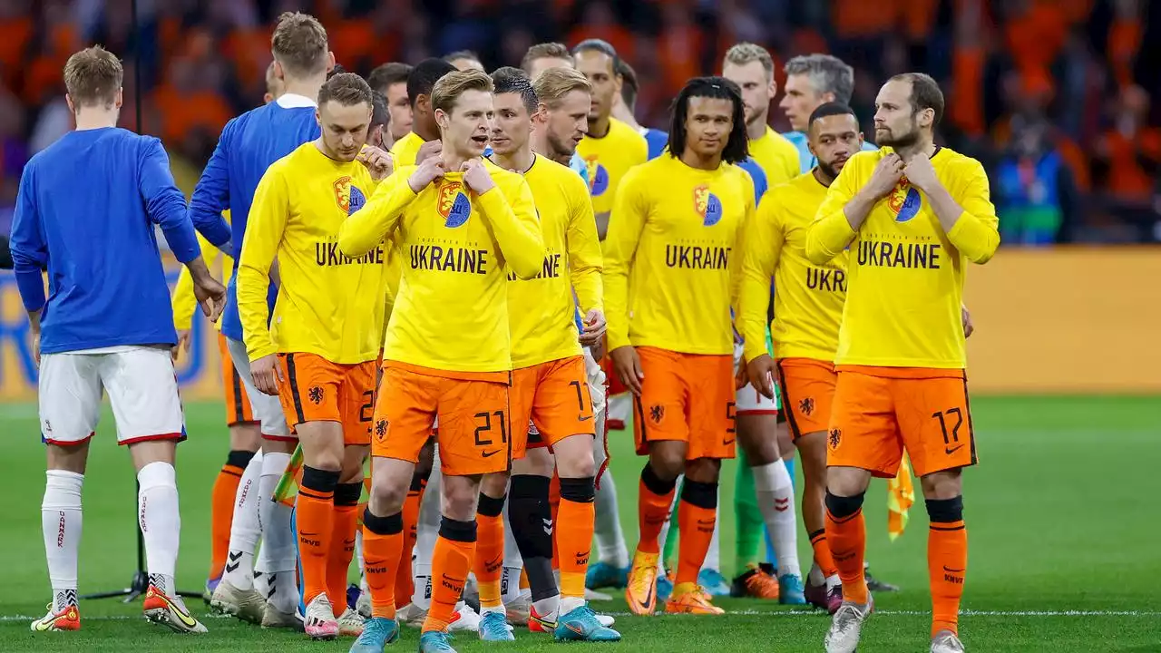 Veiling shirts Oranje levert meer dan 50.000 euro op voor UNICEF Oekraïne