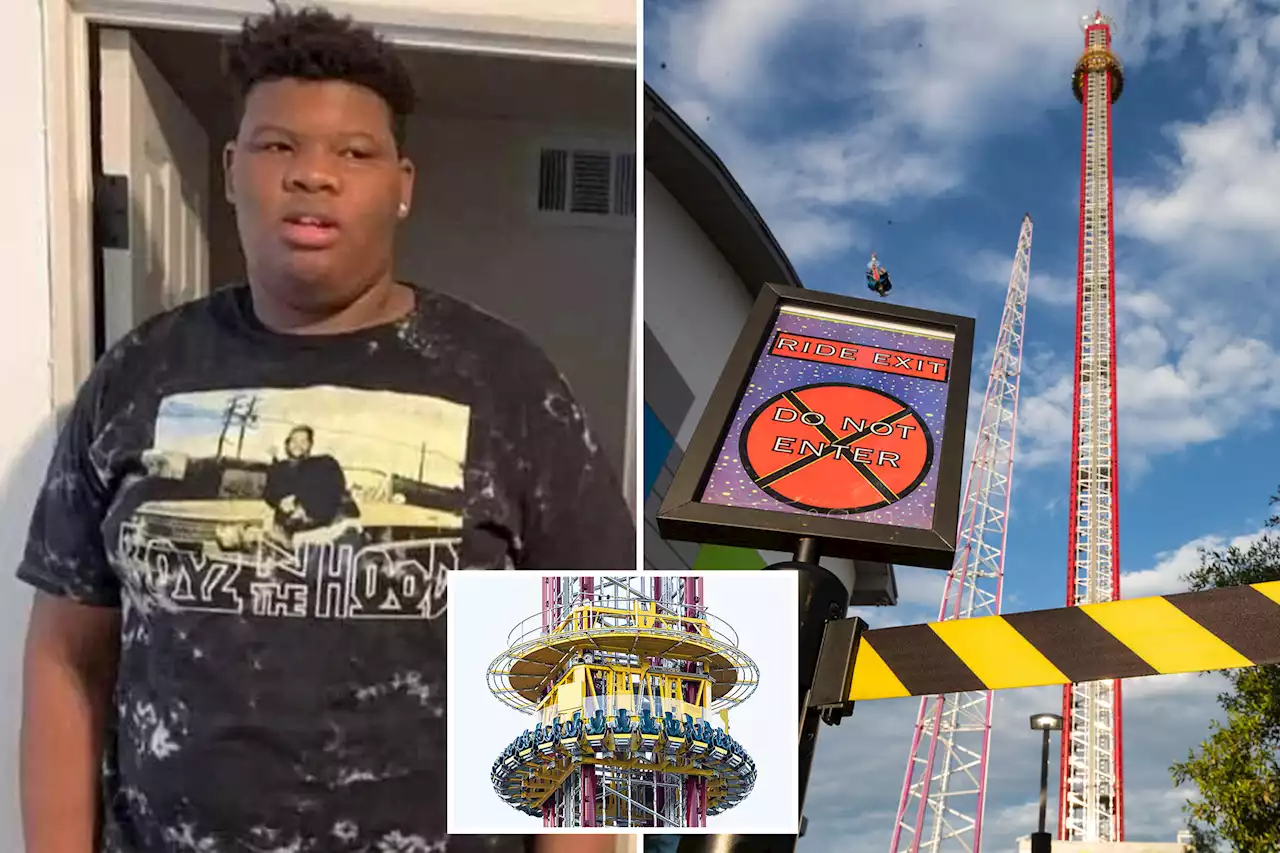 Petition launched to permanently close Fla. free-fall ride after teen’s death