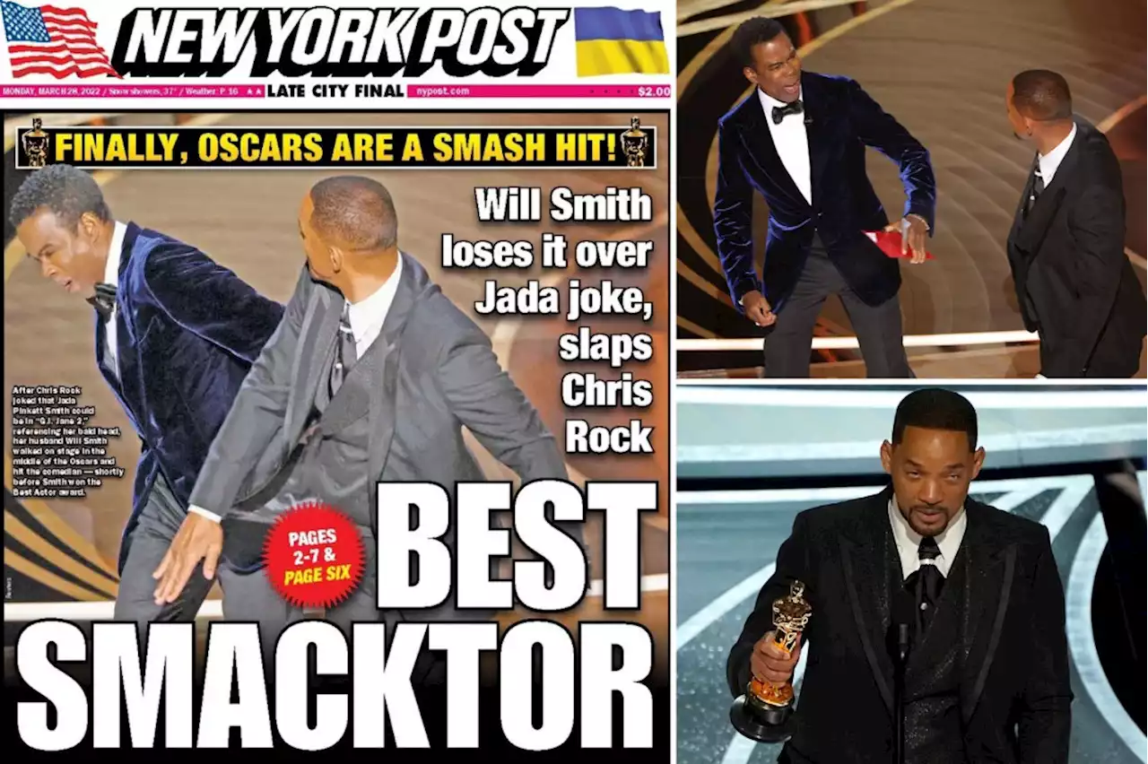 Will Smith wins Best Actor Oscar for ‘King Richard’ after Chris Rock slap