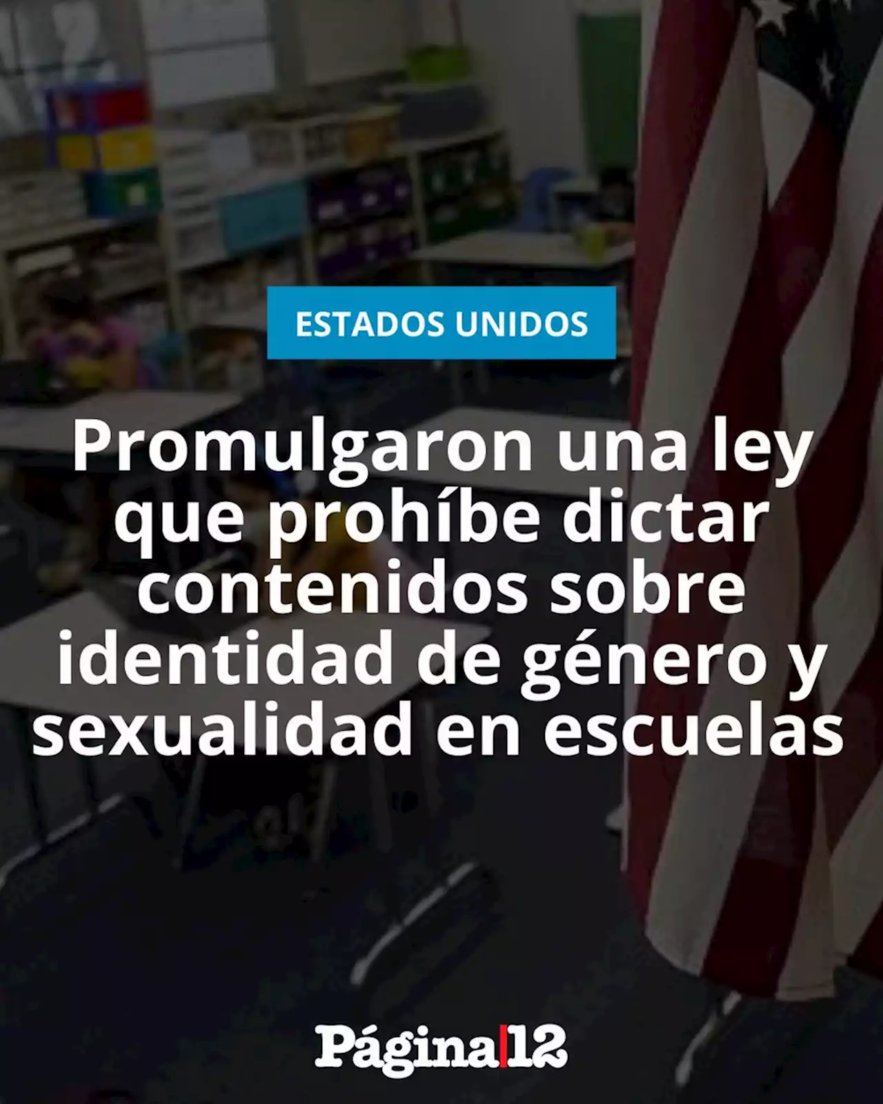 Florida: promulgan una ley que prohíbe dictar en escuelas contenidos sobre identidad de género y sexualidad | La defendió el gobernador, el republicano Ron DeSantis